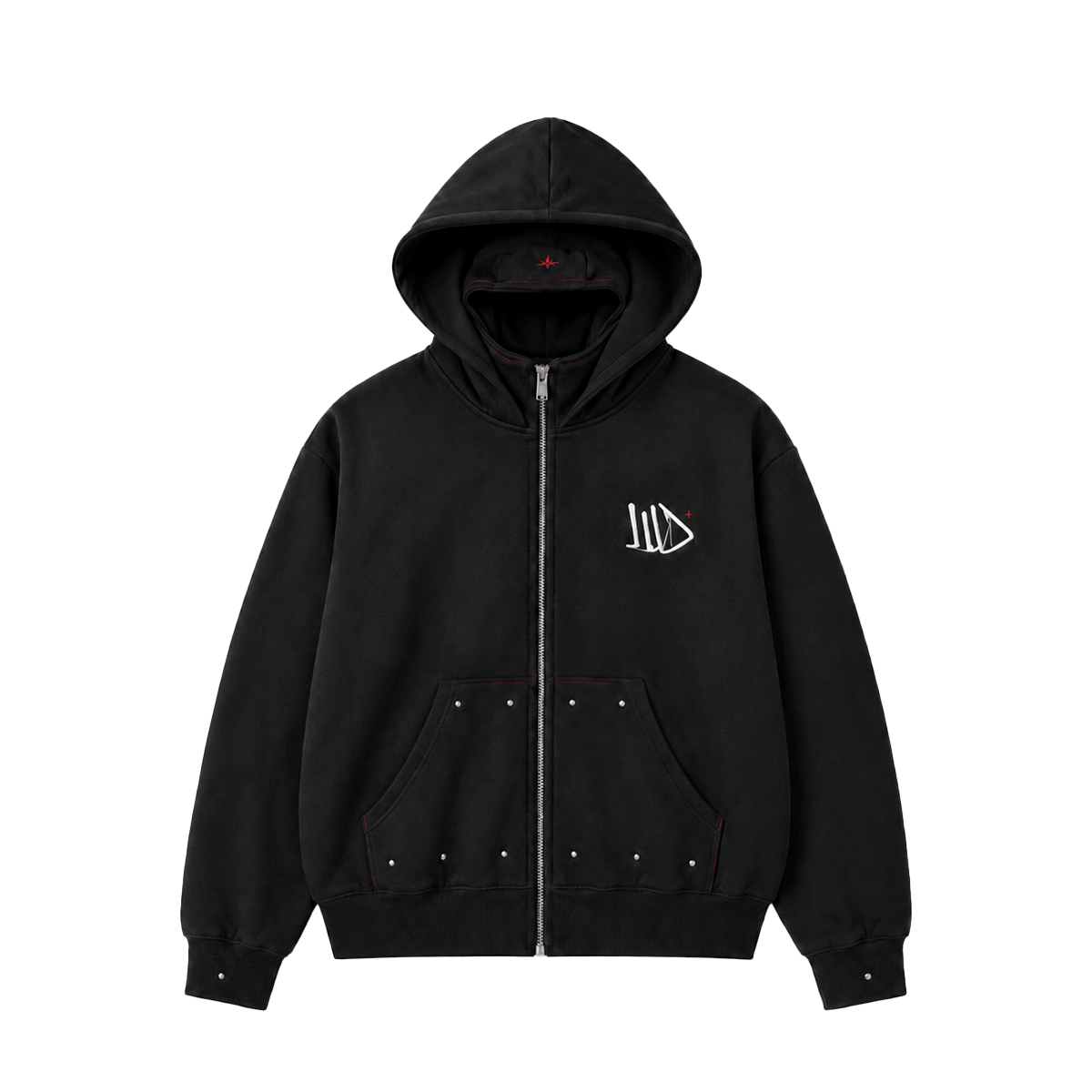 Criminal Delirium Hoodie con Gorro y Pasamontañas