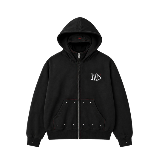 Criminal Delirium Hoodie con Gorro y Pasamontañas